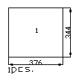 At this drawing you can see drawing of flat parts, created by the 